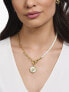 Фото #2 товара Thomas Sabo KE2193-445-14 Ladies necklace freshwater pearls & link chain, adjustable