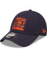 Фото #5 товара Men's Navy Chicago Bears A-Frame 9Forty Snapback Hat