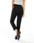 ASOS DESIGN Hourglass seamed waist trouser in black