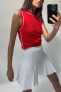 Фото #2 товара Трикотажная мини-юбка со складками ZARA