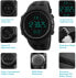 Фото #11 товара Men's Digital Watches - 50 m Waterproof Men's Digital Sports Watches, Black Large Face Military Sports Watch LED Wrist Watch for Men with Alarm Clock/Count-Down Timer/Double Time/Stopwatch/12/24H, black, Men, Strap