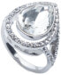 ფოტო #1 პროდუქტის Stone Teardrop Carded Ring