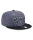 Фото #3 товара Men's Graphite/Black New York Mets 2024 City Connect Alternate 9FIFTY Snapback Hat