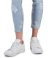 Фото #5 товара Juniors' Printed Mid-Rise Skinny Ankle Jeans, Created for Macy's