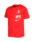 ფოტო #2 პროდუქტის Youth Red Houston Rockets Vs Block Essential T-shirt