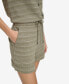 Women's Striped Knit Short-Sleeve Romper