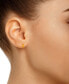 ფოტო #2 პროდუქტის Citrine (5/8 ct. t.w.) Stud Earrings in 14K White Gold or 14K Yellow Gold