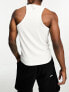 Фото #3 товара ASOS 4505 Icon ribbed training vest with quick dry in white