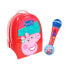 Фото #1 товара REIG MUSICALES Microphone And Camer Backpack 23 cm Peppa Pig