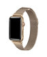 ფოტო #1 პროდუქტის Unisex Skinny Infinity Stainless Steel Mesh Band for Apple Watch Size- 42mm, 44mm, 45mm, 49mm