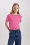 Фото #9 товара Kadın T-shirt W9584az/pn43 Pink