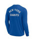Фото #4 товара Men's and Women's Royal New York Giants Super Soft Long Sleeve T-shirt