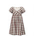 ფოტო #1 პროდუქტის Women's Puff Sleeve Crossover Party Dress