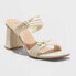 Women's Ania Mule Heels - A New Day Ivory 9.5