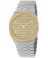 ფოტო #2 პროდუქტის Men's Swiss 25H Stainless Steel Bracelet Watch 38mm