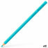 Фото #1 товара Цветные карандаши Faber-Castell Colour Grip бирюзовый (12 штук)
