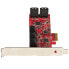 Фото #6 товара StarTech.com SATA PCIe Card - 10 Port PCIe SATA Expansion Card - 6Gbps - Low/Full Profile - Stacked SATA Connectors - ASM1062 Non-Raid - PCI Express to SATA Converter/Adapter - PCIe - SATA - PCIe 2.0 - Red - ASMedia - ASM1062 - 6 Gbit/s