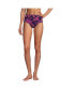 Фото #3 товара Women's Tummy Control High Waisted Bikini Swim Bottoms Print