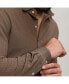 Men's Tan Brown Stripe-Creased Shirt