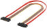 Фото #2 товара Wentronic PC SATA Data and Power Extension Cable - 0.5 m - 0.5 m - SATA III - SATA 7-pin + 15-pin - SATA 7-pin + 15-pin - Male/Female - Black - Orange - Red - Yellow