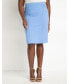 Фото #2 товара Plus Size The Ultimate Stretch Suit Pencil Skirt