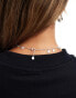 Weekday dot charm necklace in silver