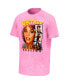 ფოტო #3 პროდუქტის Men's Pink Whitney Houston Photo Collage Washed T-shirt