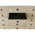 Chest of drawers DKD Home Decor Natural Wood MDF Navy Blue Light grey (80 x 35 x 82 cm)