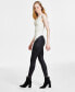 Women's Coated Zipper-Pocket Leggings, Created for Macy's M - фото #5