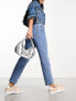 Фото #5 товара New Look mom jeans in stonewash blue