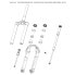 Фото #1 товара Вилки воздушные RockShox Fork Spring DebonAir Shaft 32 мм Set