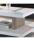 Фото #5 товара Coffee Table Glossy White Dark Taupe