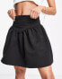 Фото #4 товара ASOS DESIGN corset waist mini skirt in black