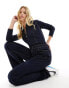 Фото #1 товара Bershka denim jumpsuit in mid blue