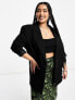 Фото #1 товара ASOS DESIGN Curve long line perfect blazer in black