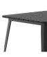 Фото #18 товара Dryden Indoor/Outdoor Dining Table, 31.5" Square All Weather Poly Resin Top With Steel Base