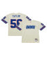 Фото #1 товара Men's Lawrence Taylor Cream New York Giants Chainstitch Legacy Jersey