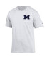 Фото #3 товара Men's White Michigan Wolverines Stack 2-Hit T-shirt