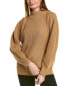 Фото #1 товара Bcbgmaxazria Turtleneck Wool-Blend Sweater Women's Brown Xs