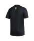 ფოტო #2 პროდუქტის Men's Black NC State Wolfpack Sideline Strategy Glow Pregame T-shirt