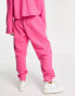 ASOS DESIGN co-ord super soft seamed jogger in bright pink