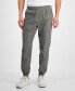 Фото #1 товара Брюки мужские Sun + Stone Charles Льняные Jogger Pants, созданные для Macy's