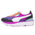 Фото #3 товара Puma Cruise Rider Hypnotize Lace Up Womens Pink, Purple Sneakers Casual Shoes 3