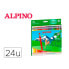 Фото #1 товара Цветные карандаши Alpino AL013658 Разноцветный Стираемый 24 Предметы (24 Предметы)