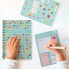 EUREKAKIDS Flower design sticker book and sticky notes