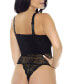 Фото #2 товара Women's Double Trouble Reversible Lace Up Lingerie Teddy