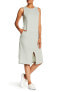 Фото #1 товара Bobeau 155879 Women's Sleeveless Solid Dress Crew Neck Seafoam Sz. Large