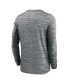 Фото #4 товара Men's Anthracite Los Angeles Chargers Velocity Long Sleeve T-shirt