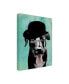 Фото #2 товара Fab Funky Black Labrador in Bowler Hat Canvas Art - 27" x 33.5"