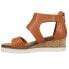 Фото #3 товара Corkys Sugar N Spice Strappy Wedge Womens Brown Casual Sandals 41-0106-COGN